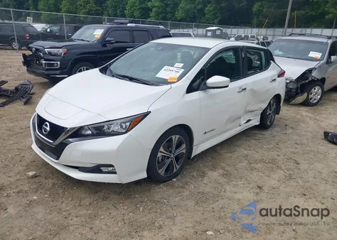 2018 Nissan Leaf Sv z USA, uszkodzony, nr VIN 1N4AZ1CP5JC303483